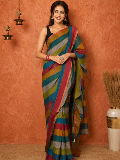 Hawa Hawai Curated Pure Handloom Mul Cotton Saree