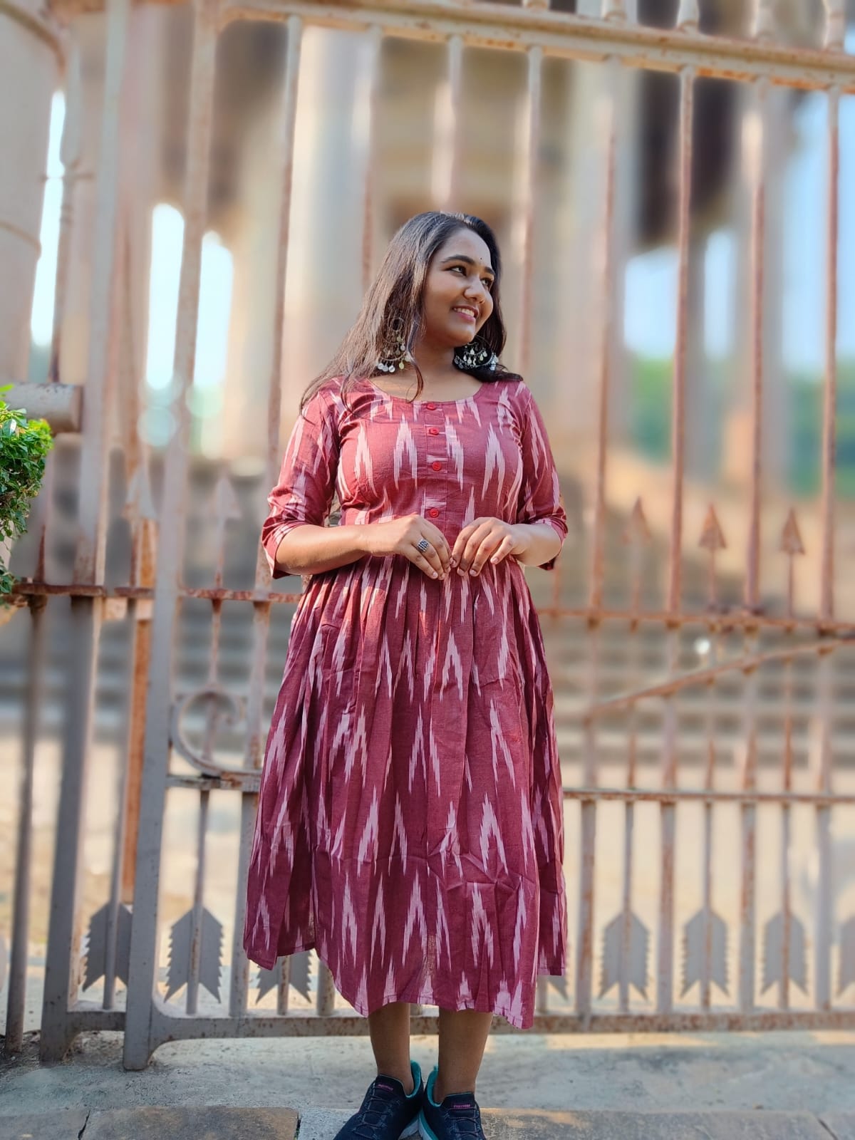 ikkat cotton dress neck designs Ikkat Dress Patterns