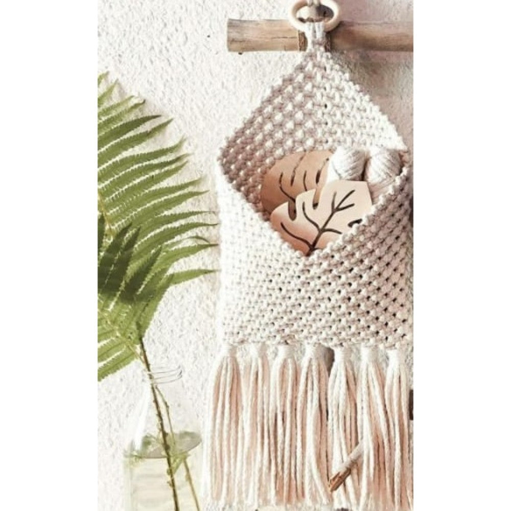 Macrame Wall Hanging With Pocket