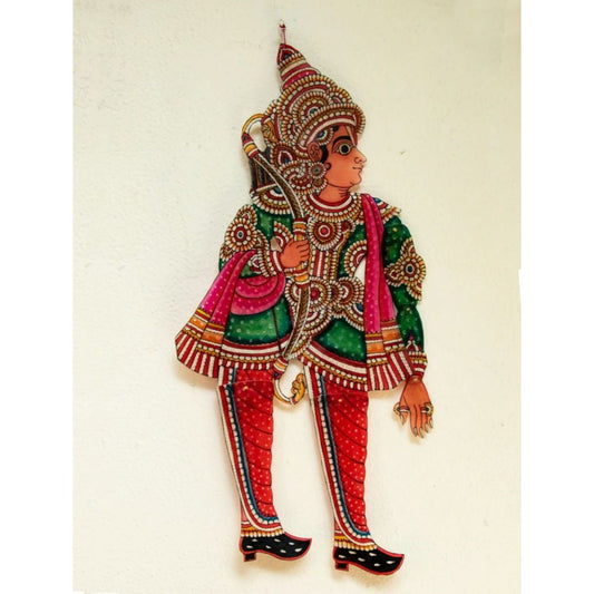 Multicolor Handcrafted Leather Laxman Painting
-Indiehaat