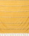 Dreamy Chanderi Silk Mustard Saree