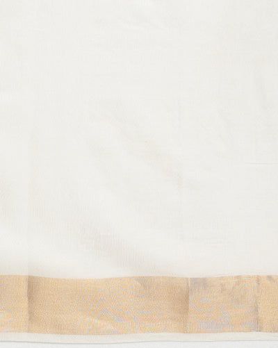 Handloom Kota Silk Unique Beige & Brown Saree