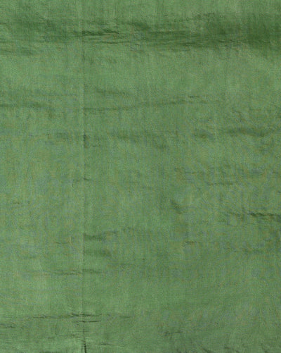 Timeless Eri Tussar Silk Embroidered Green Saree