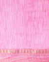 Handcrafted Fanciful Kota Silk Pink Jacquard Saree