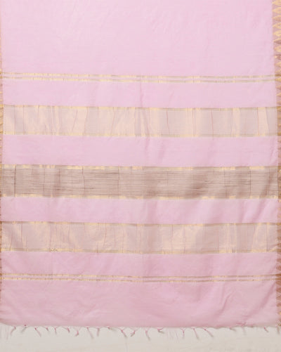 Handcrafted Colorful Kota Silk Pink Jacquard Saree