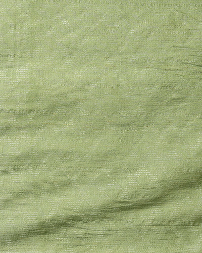 Katan Silk Eclipsing Handcrafted Green Suit (T+B+D)