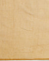 Golden Cotton Kota Doria Mustard Saree Handcrafted