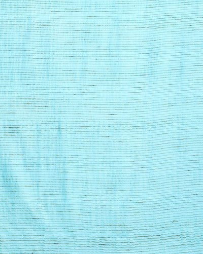 Handdyed Katan Silk Blue & Pink Contrast Suit (T+B+D)