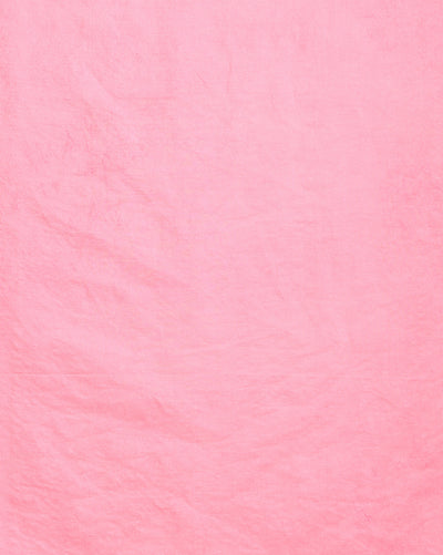 Pure Linen Pastoral Brown Dupatta & Katan Silk Pink Top Set