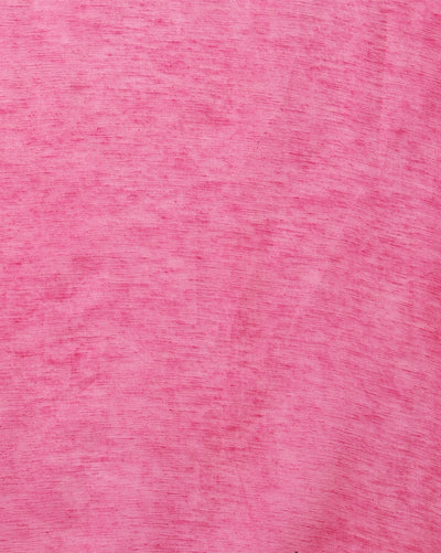 Poised Eri Tussar Silk Embroidered Pink Saree