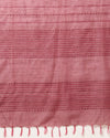 Enchanting Bansbara Tussar Silk Handloom Wine Saree