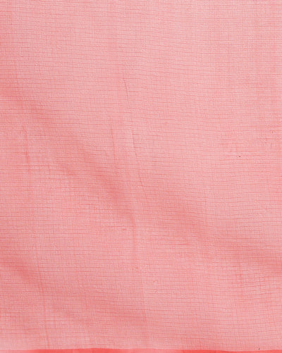 Chic Kota Doria Cotton Bird Embroidery Blue Saree Handdyed