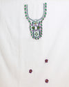 Embroidered Lively Kota Doria White Suit (Top+Dupatta+Bottom)