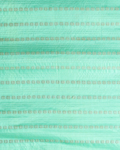 Katan Silk Tranquil Handcrafted Green Suit (T+B+D)