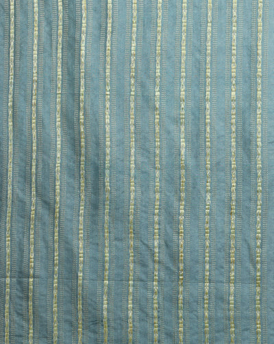 Katan Silk Melodic Handcrafted Gray Suit (T+B+D)