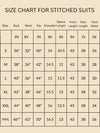 Size chart for IndieHaat products - Women's Kurti