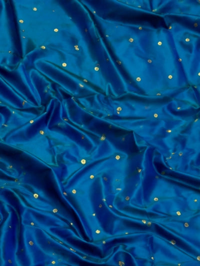 Rajdhara Handloom Paithani Silk Saree Deep Teal