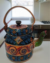 Modern Handpainted Metal Kettle