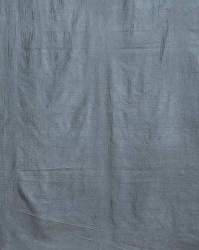 Embroidered Katan Silk Red & Blue Suit