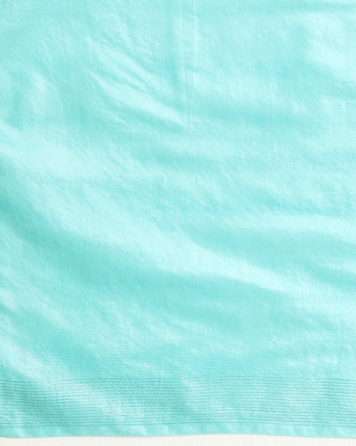Katan Sea Blue Silk Saree Weaving Design with Blouse-Indiehaat