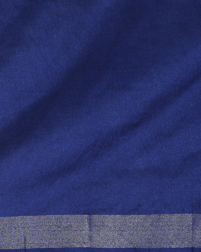 Subtle Slub Linen Hand Dyed Yellow Saree