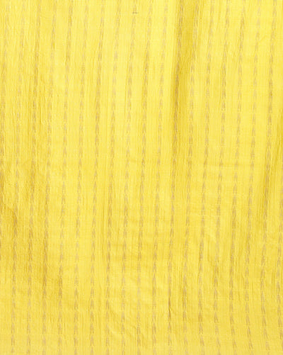 Abstract Katan Silk Tie Dyed Yellow & Pink Suit (T+B+D)
