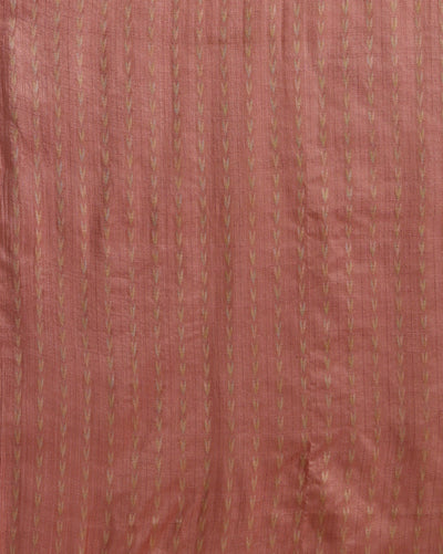 Abstract Katan Silk Tie Dyed Pink & Beige Suit