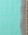 Sea Green Pure Silk Kota Doria Handdyed Saree