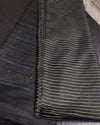 Striped Katan Silk Saree Payne'S Gray Handcrafted