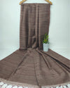 Inspiring Bansbara Tussar Silk Handloom Brown Saree