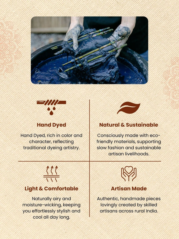 Fiery Pure Cotton Red Ikkat Dress