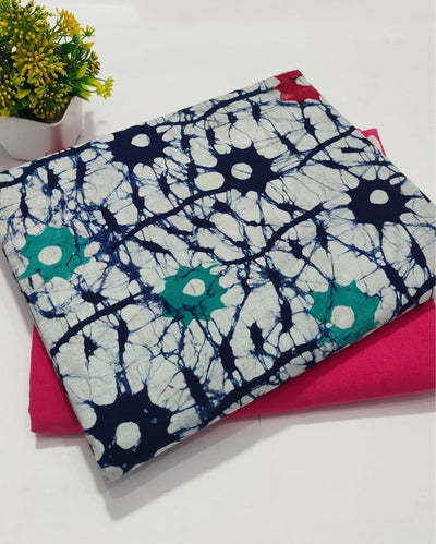 Indiehaat | Blockprinted Cotton Suit (Top & Bottom) Multicolor