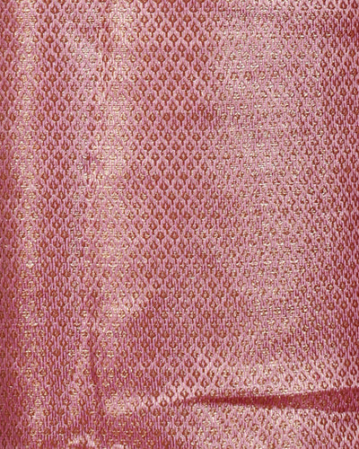 Buy Silkmark Banarasi Muga Tussar Pink Saree Online