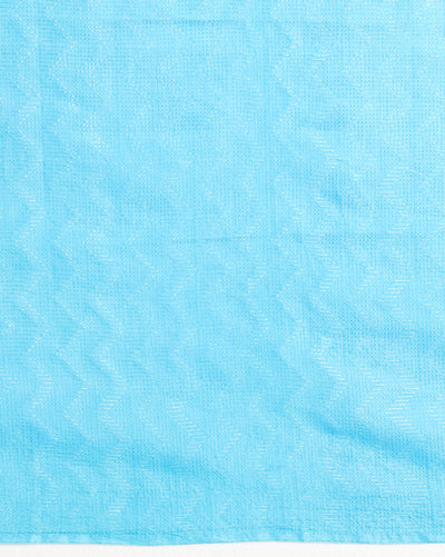 Kota Silk Saree Sequence Pallu & Zig-Zag Design