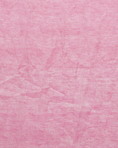 Modern Pure Tissue Linen Handdyed Saree Pink