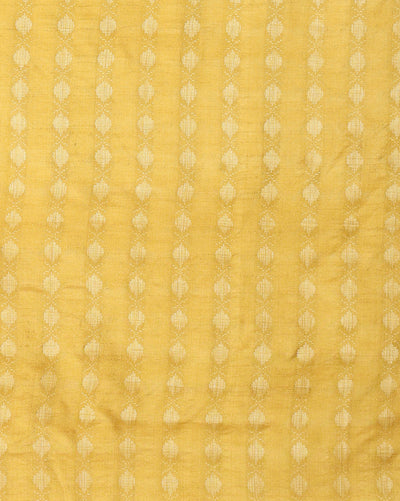Katan Silk Striking Blockprint Yellow Suit