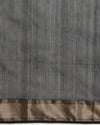 Quaint Pure Maheshwari Silk Handloom Saree Brown & Black
