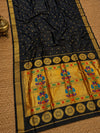 Rajdhara Handloom Paithani Silk Saree Classic Black