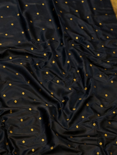 Rajdhara Handloom Paithani Silk Saree Classic Black