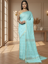 DyeLoom Kota Silk Jacquard Saree Blue