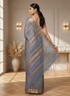 Pure Kota Silk Saree Beige Jaquard Weaving