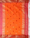 Gorgeous Maheshwari Silk Pure Handloom Saree Red