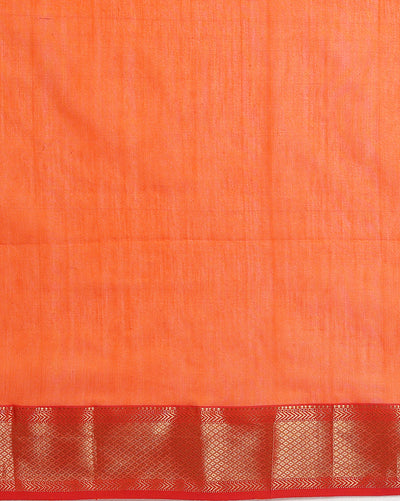 Gorgeous Maheshwari Silk Pure Handloom Saree Red