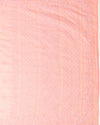 Blush Chikankari Kota Doria Saree Rose Pink Handcrafted