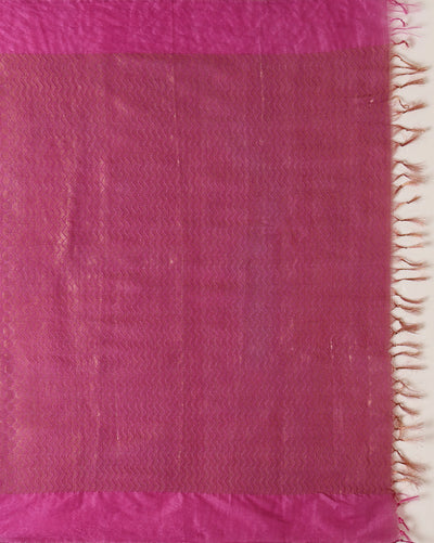 Katan Silk Jacquard Saree Pinkish Purple