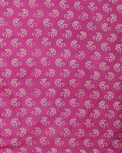 Katan Silk Tranquil Blockprint Purple Suit