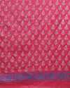 Katan Silk Gorgeous Suits Magenta Blockprinted