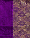 Ornate Banarasi Silk Jaquard Royal Purple Saree