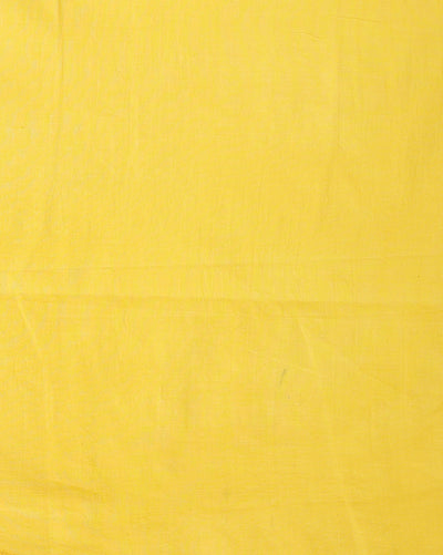 Gulmohar Slub Linen Vivid Yellow Unstitched Suit