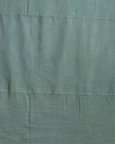 Gulmohar Slub Linen Dark Green Unstitched Suit